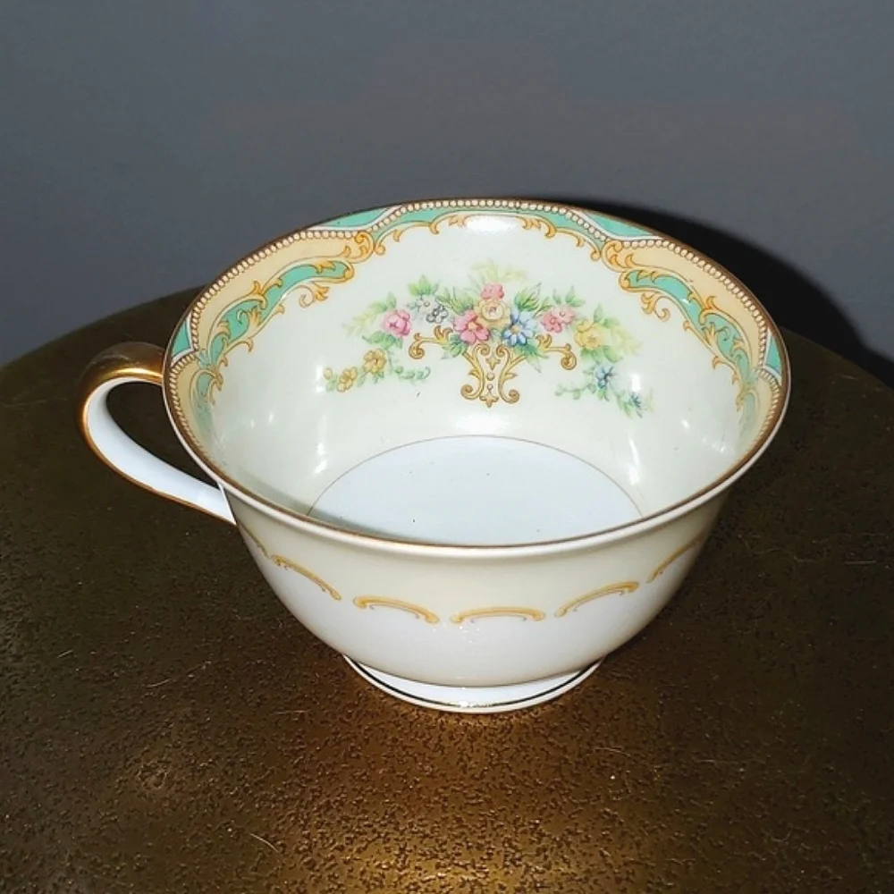 Vtg Noritake Joan 584 Teacup and Saucer Set
